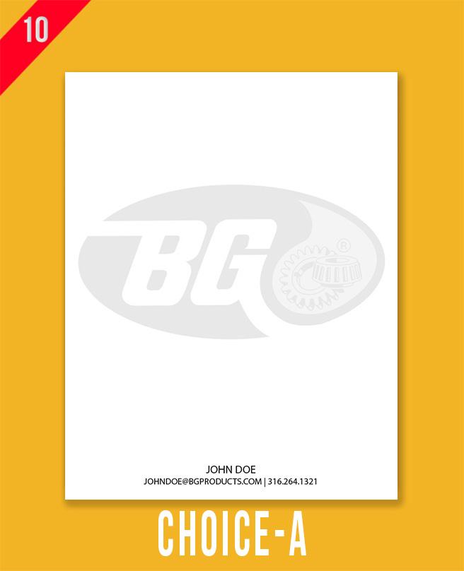 BG Products Merchandise